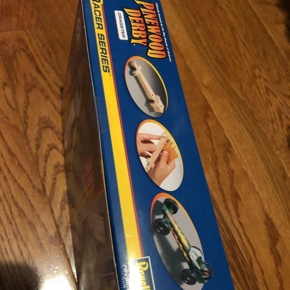 PINEWOOD Derby Car "Dragster" Racer Series Revell Boy Scouts, New - Picture 5 of 5